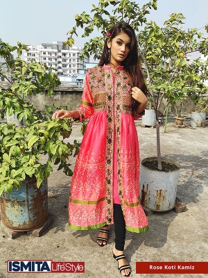 Rose Koti Gown