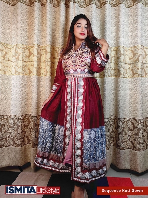 Sequence Koti Gown