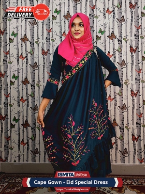 Jorjet Cape Gown – Party Dress