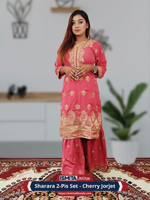 Sharara Stitched 2-Pis Set – Full Embroidery