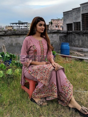 Embroidery Sharara 2 Pis Set Vol. 02