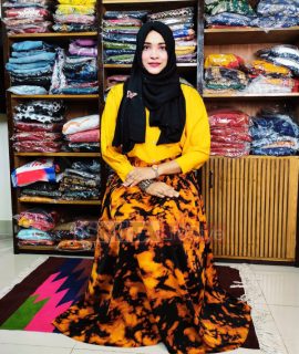 Exclusive Shirt & Skirt Set with 3D Print by Ismita Lifestyle